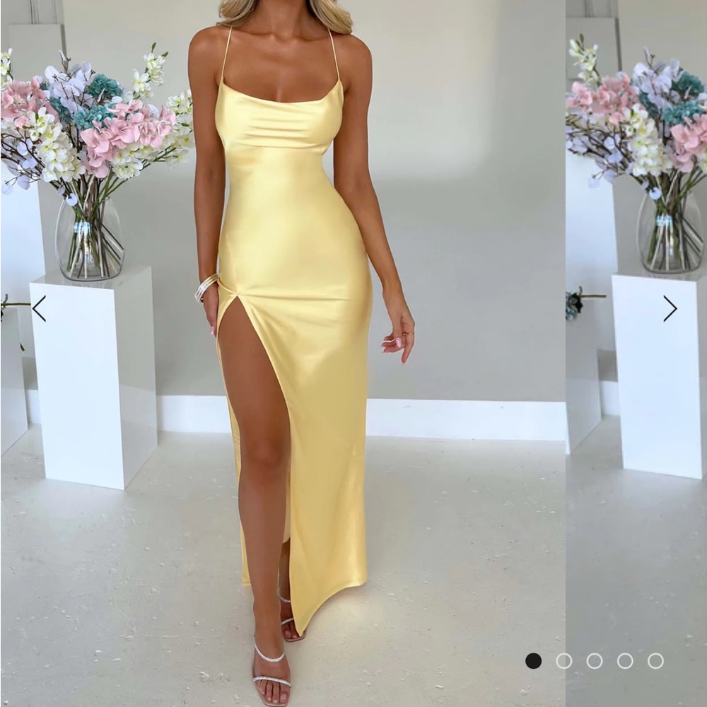 COPY - Yellow Dress with Slit